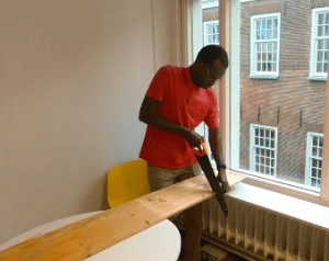 direct visual evidence of the sawing